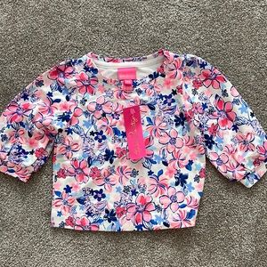 Girls Lilly Pulitzer mini corden sweatshirt small (4-5)